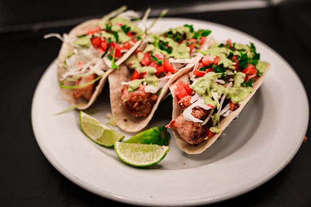 Tacos de Camarones.