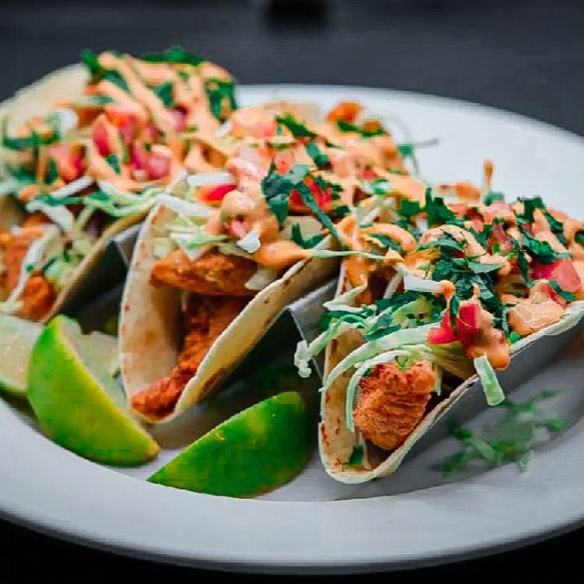 Tacos de Pescado Baja Style.