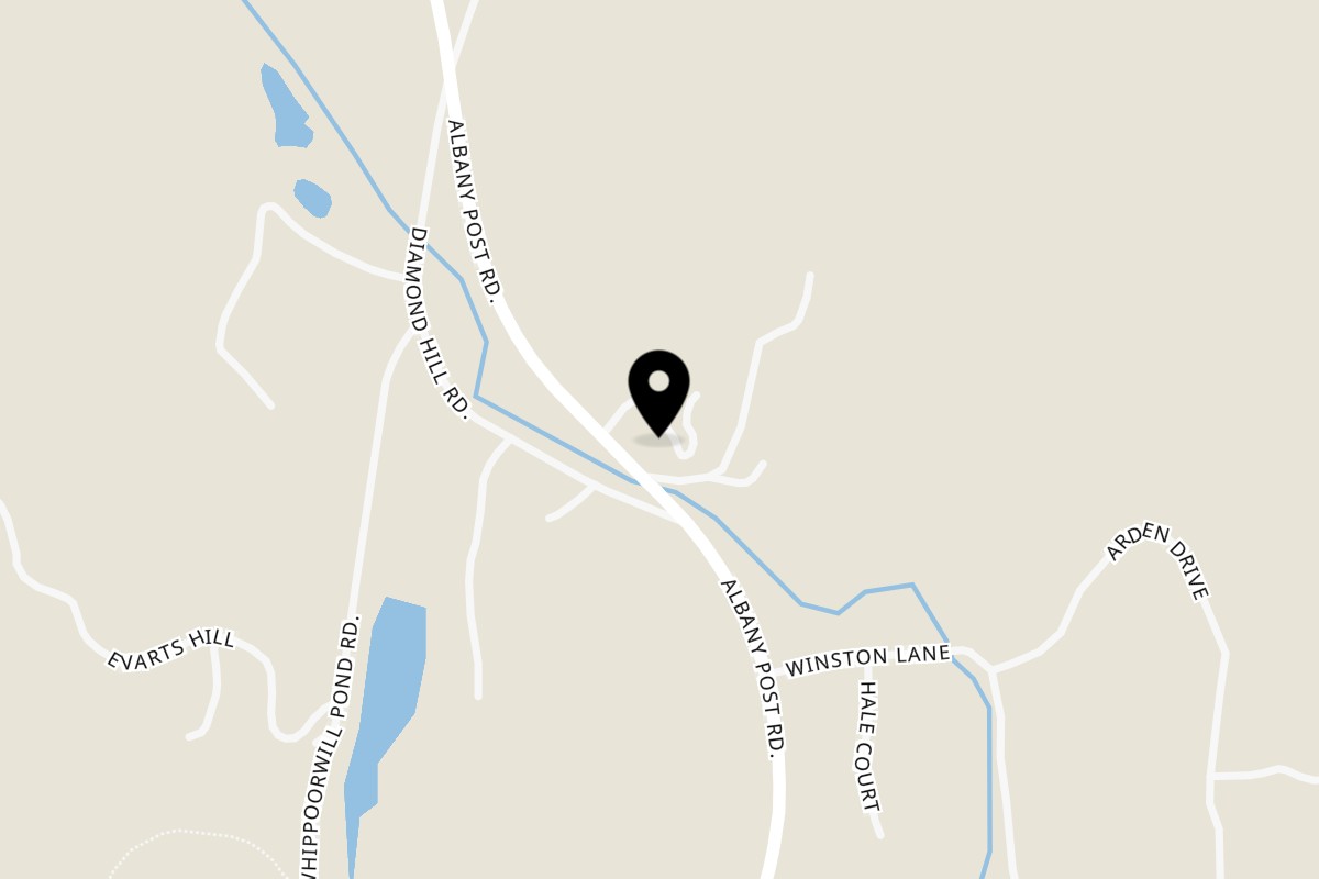 Map showing the location of El Coyote Garrison on 1308 U.S. 9 in Garrison
